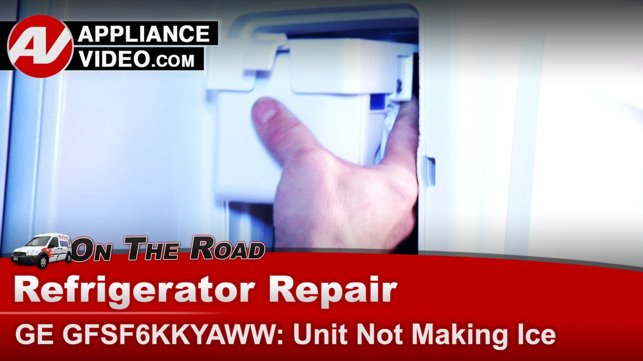 GE Refrigerator Ice maker Not making ice Appliance Video