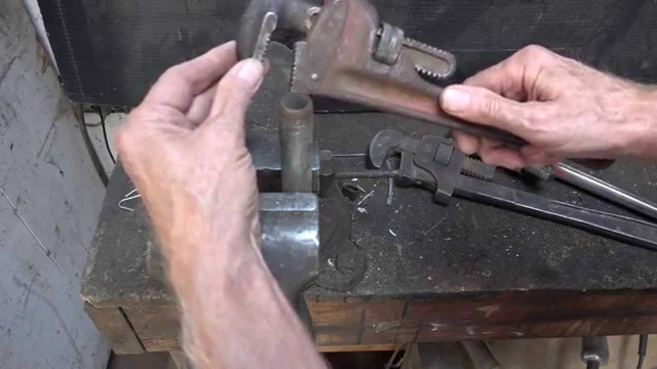 How a Pipe Wrench Is Used Appliance Video