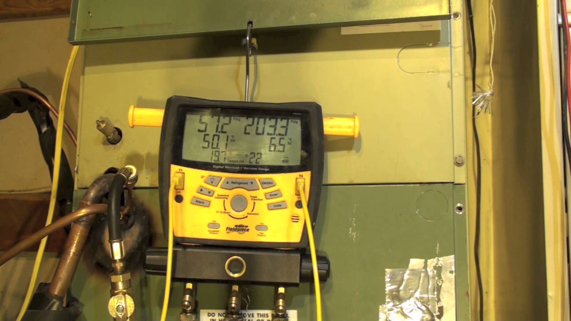 How to Charge Air Conditioner by Superheat Appliance Video