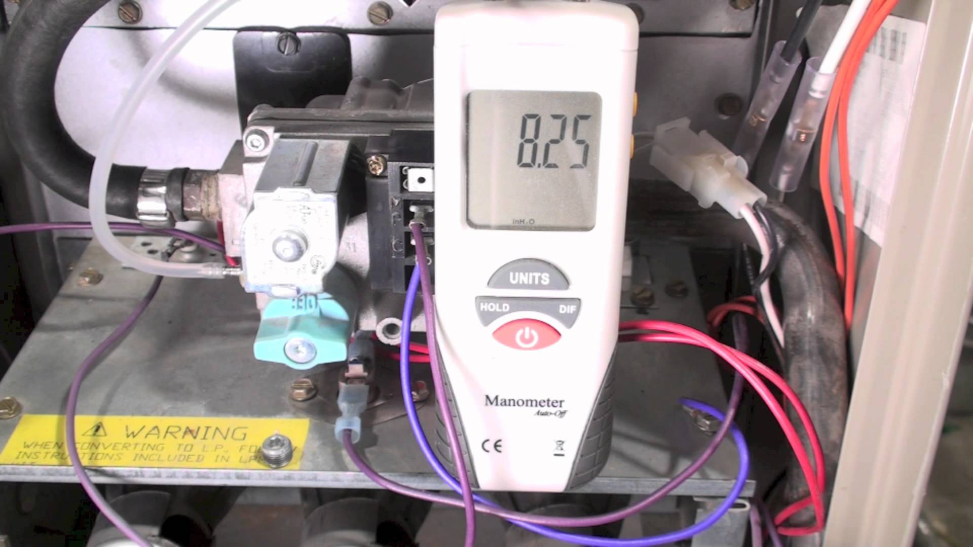 How to Check Gas Input Pressure on Furnace Appliance Video
