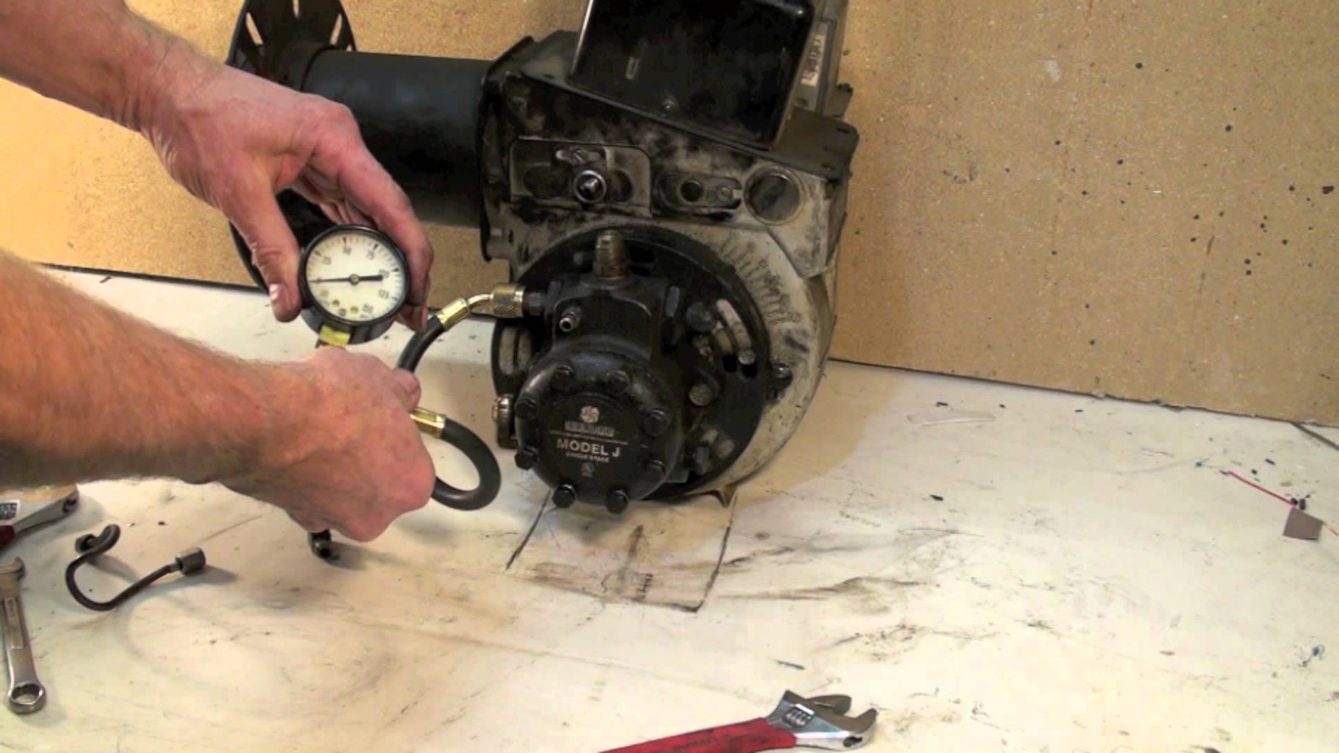 How to Properly Pressure Test Burner Pump Appliance Video