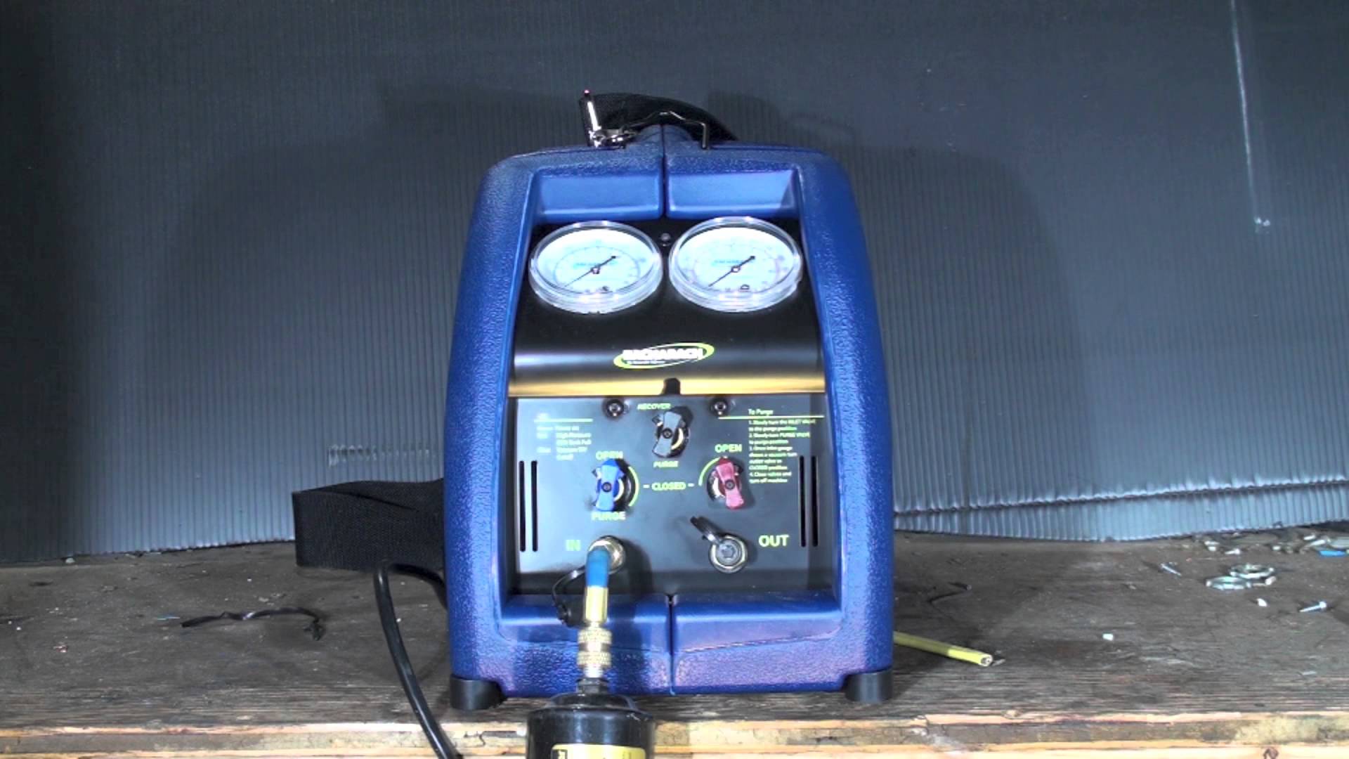 How to Use a Recovery Machine Appliance Video