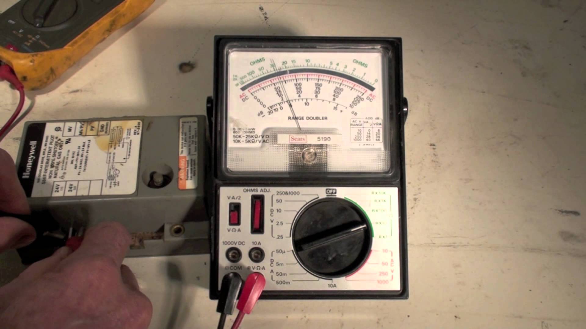 How to Use an Analog Multimeter Appliance Video