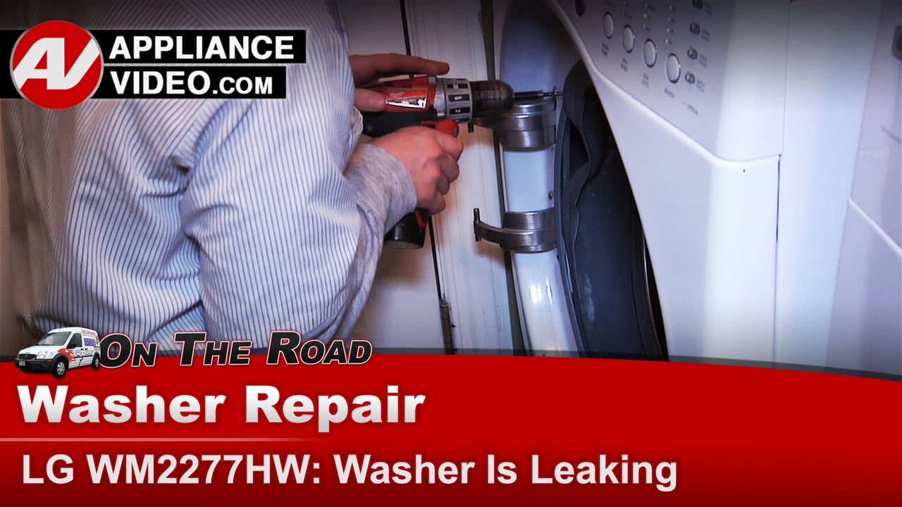 LG Washer Door Hinge Leaking Door not properly closing Appliance