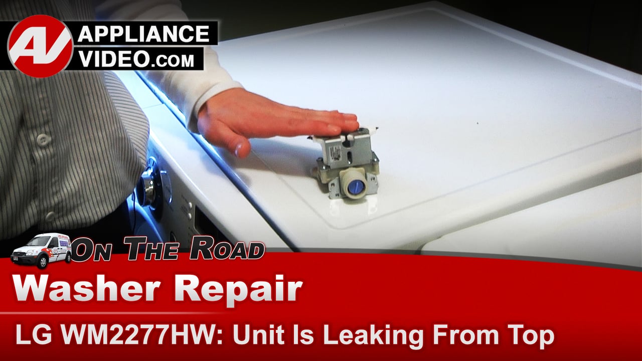 LG Washer Water Inlet Valve Leaking water Appliance Video