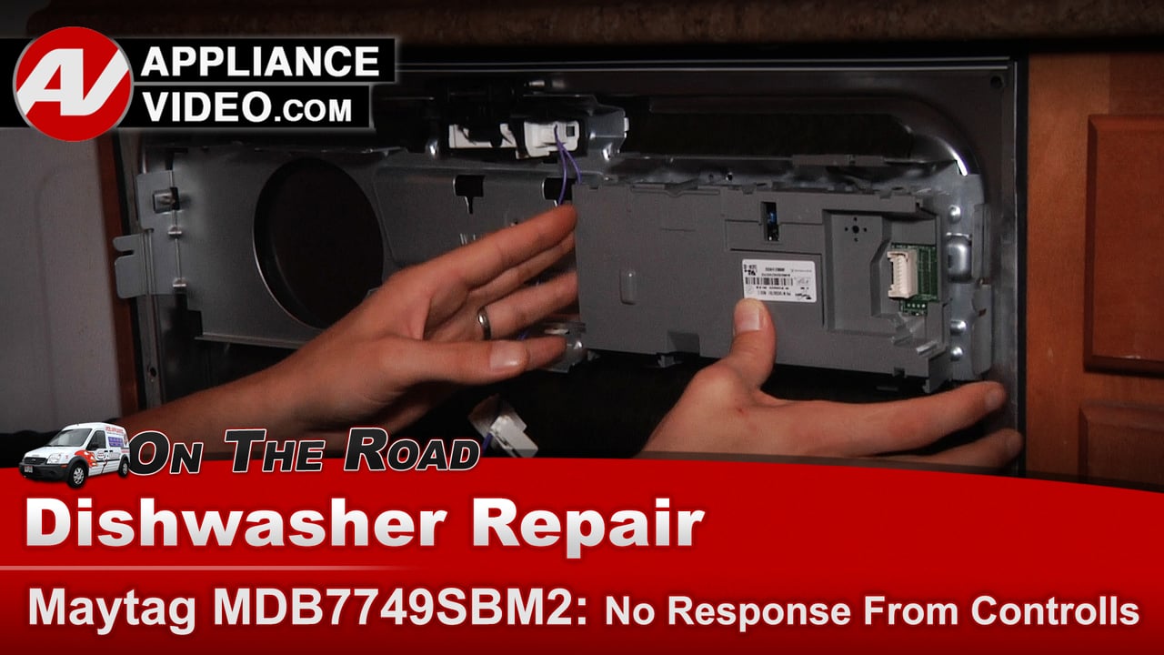 Maytag Dishwasher Electronic Control Control panel not responding