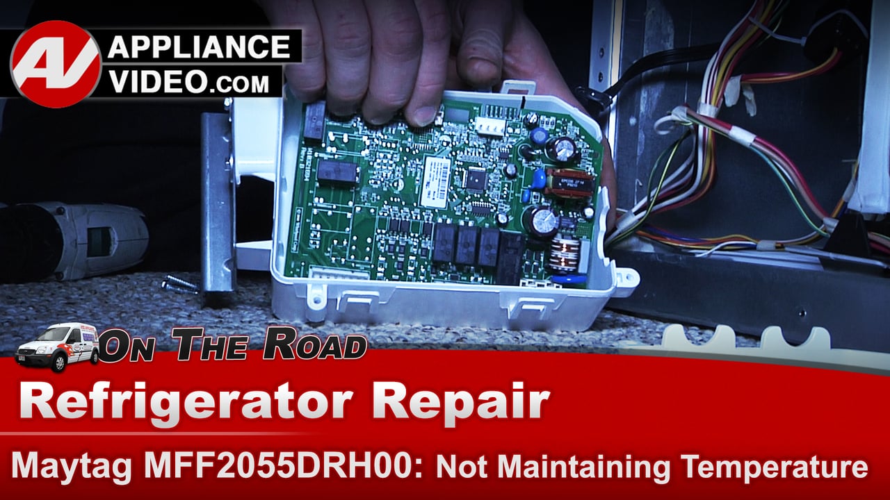Maytag Refrigerator Control Board Not keeping cold Appliance Video