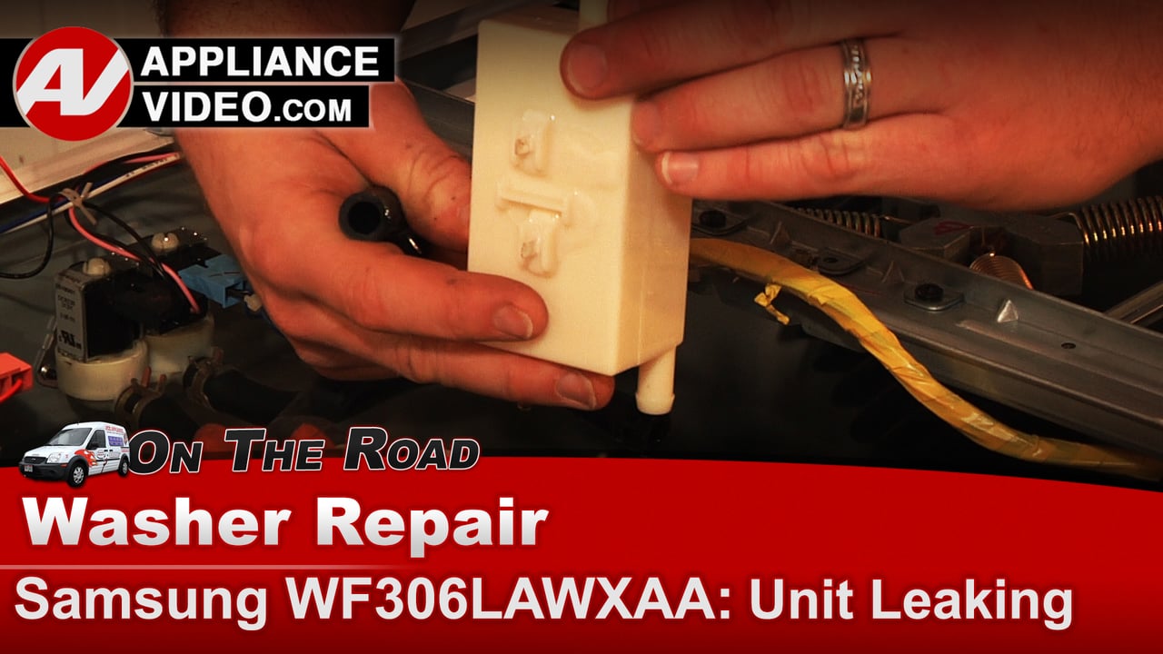 Samsung Washer Water Guide Unit Leaking Appliance Video