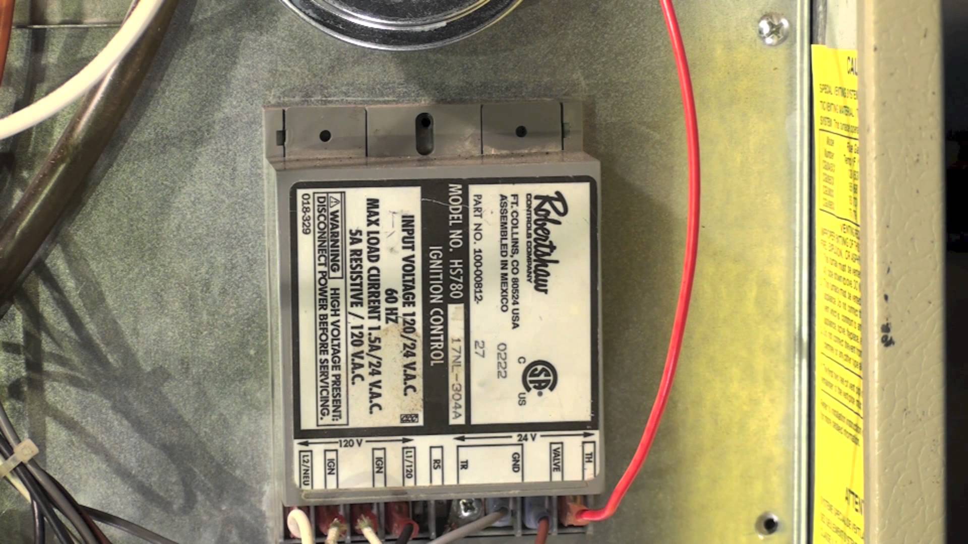Troubleshooting Gas Furnace with Bad Inducer Appliance Video