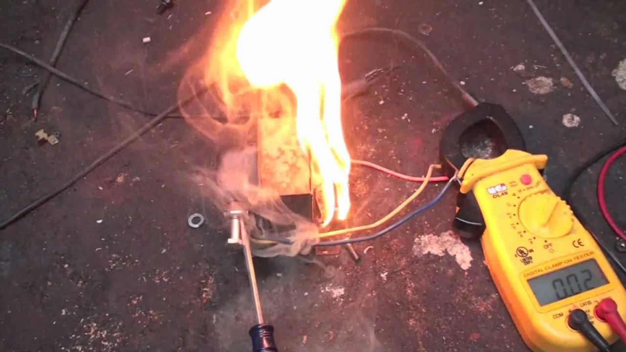 What a Burned up Transformer Looks Like Appliance Video
