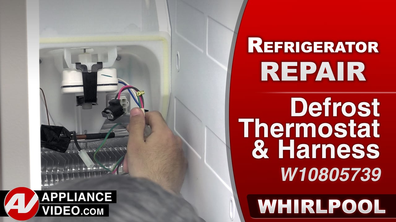 Whirlpool WRS322FDAM Refrigerator – Frost build up – Defrost Thermostat & Harness