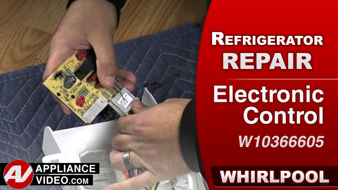 Whirlpool WRS322FDAM Refrigerator – Refrigerator will not cool – Electronic Control