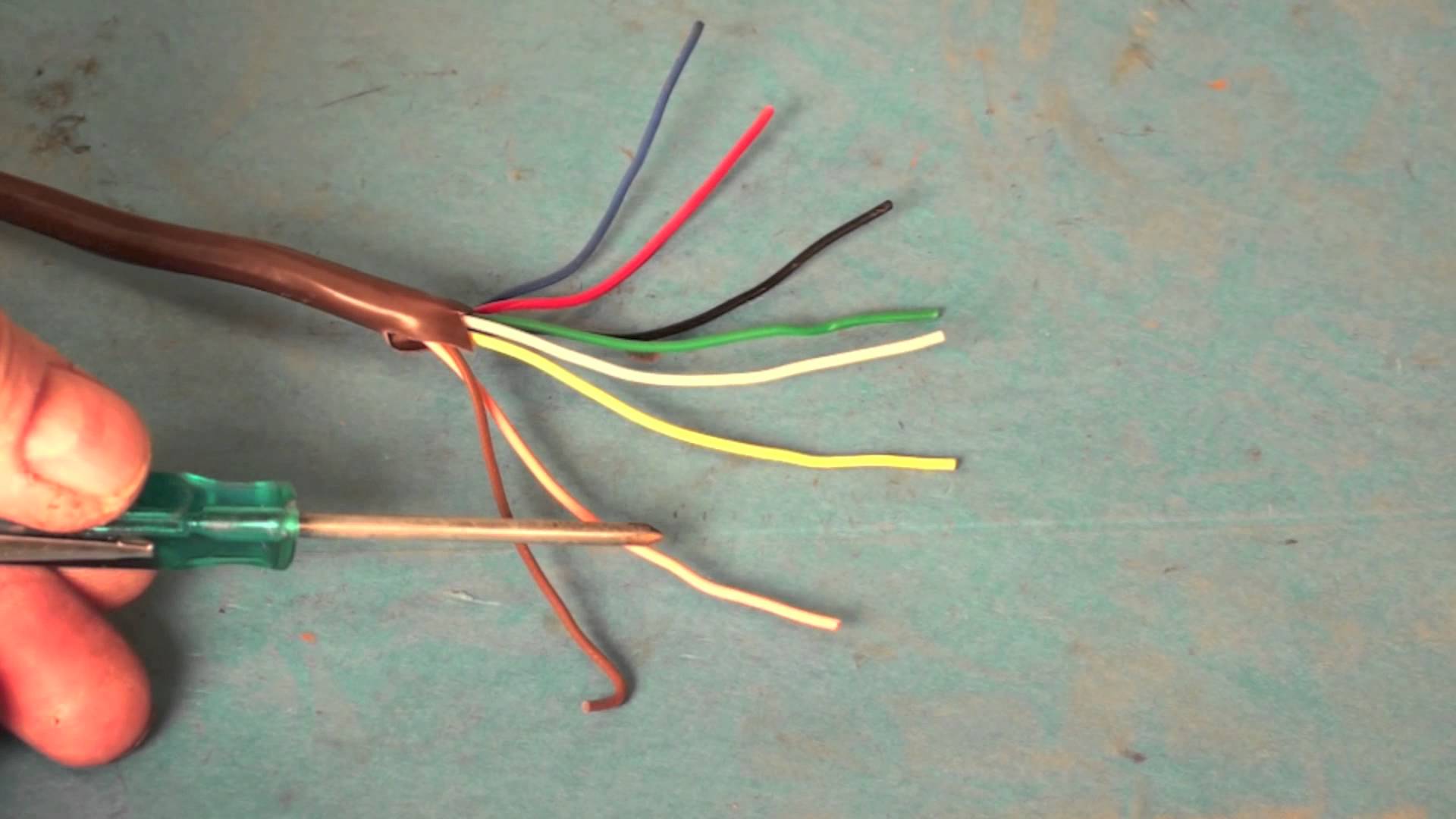 Wire Coloring of Heat Pump Thermostat Wire | Appliance Video condenser phase wiring 3 