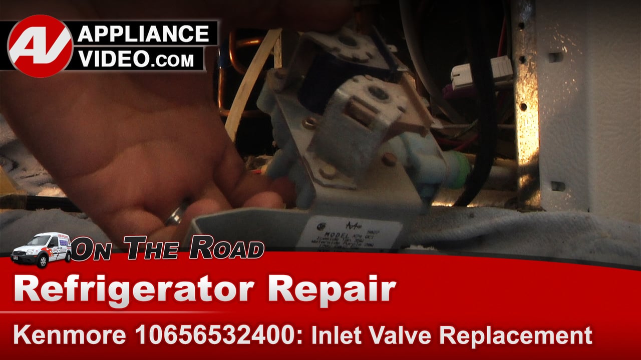 Kenmore 10656532400 Refrigerator Leaking from bottom Water Inlet