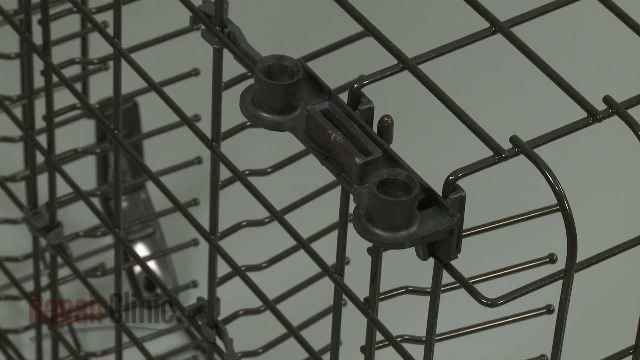 Replacing a Dish rack Roller Axle on a GE Dishwasher Appliance Video