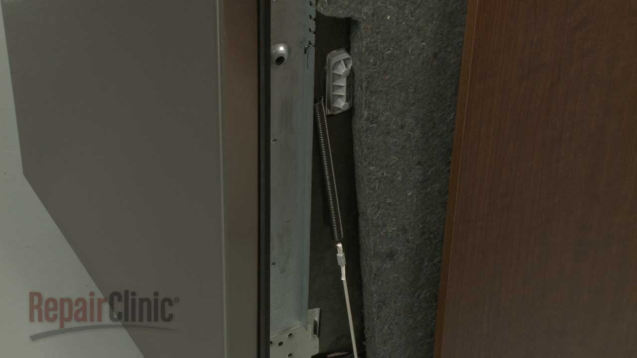 Replacing a Door Spring on a Frigidaire Dishwasher Appliance Video