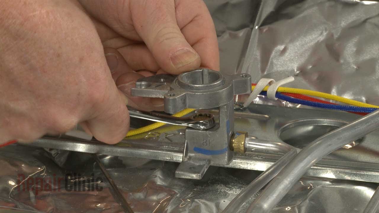 Replacing the Center Orifice Holder on a LG Stove Appliance Video