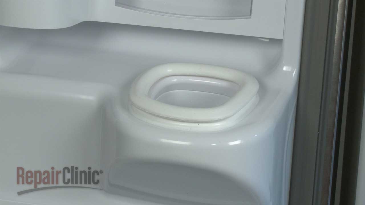 Replacing the Ice Shute Seal on a Whirlpool Refrigerator Appliance Video