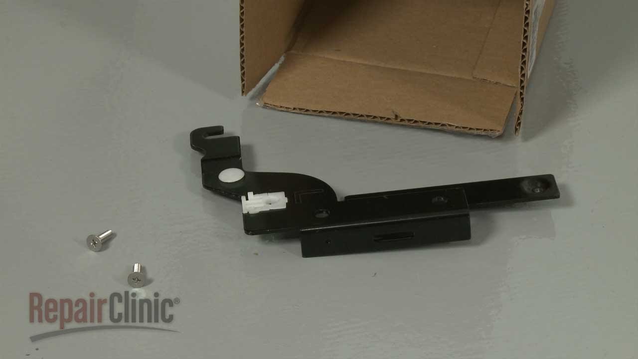 Replacing the Left Door Hinge on a Frigidaire Dishwasher Appliance Video