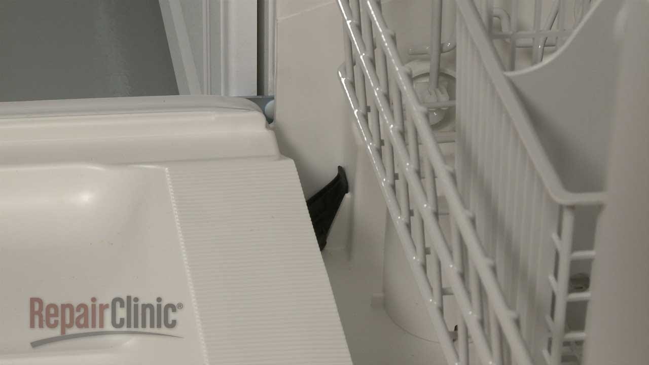 Replacing the Left Hand Door Baffle on a GE Dishwasher Appliance Video