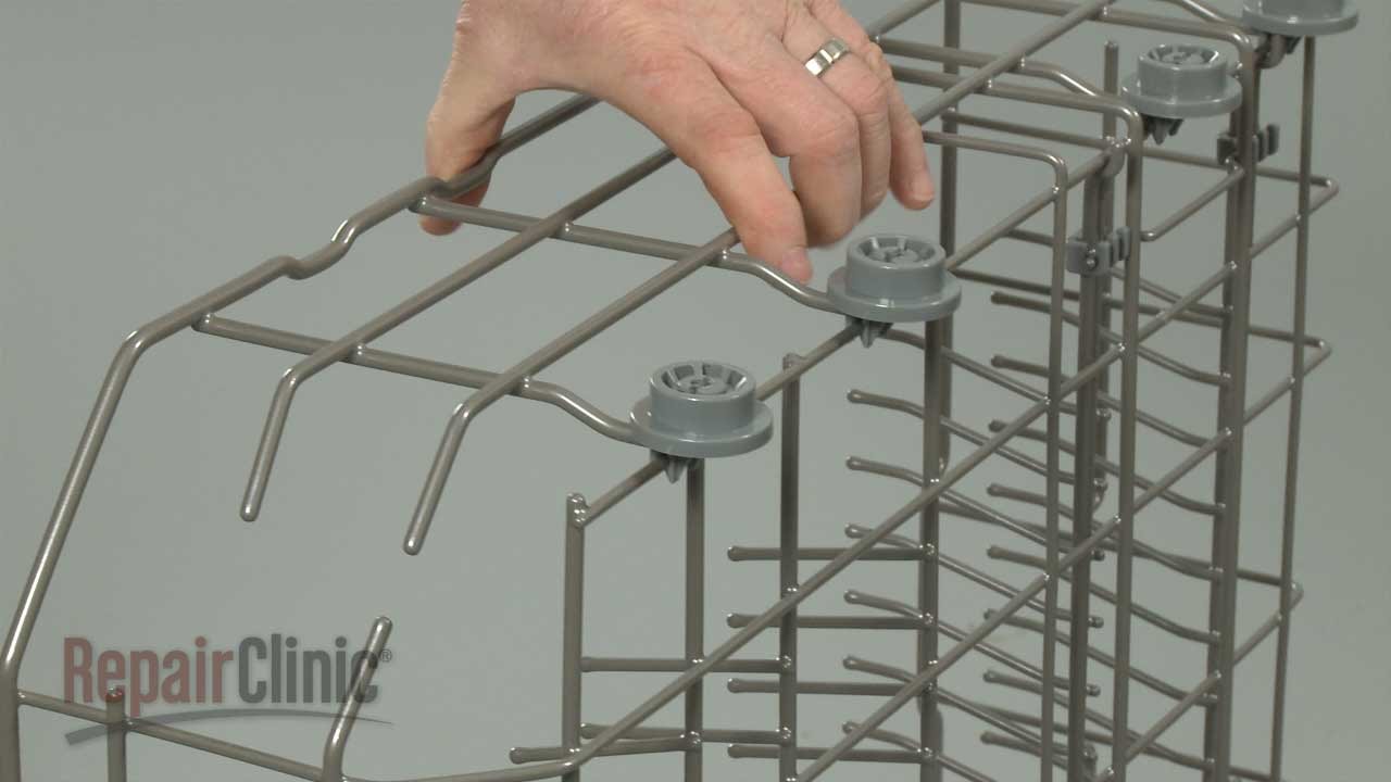 Replacing the Lower Rack Roller on a Samsung Dishwasher Appliance Video