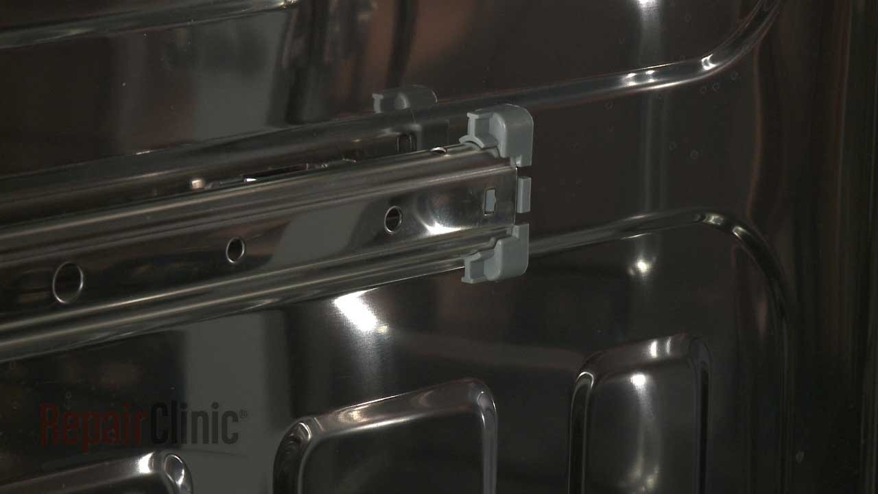 Replacing the Upper Rack Stop on a Samsung Dishwasher Appliance Video