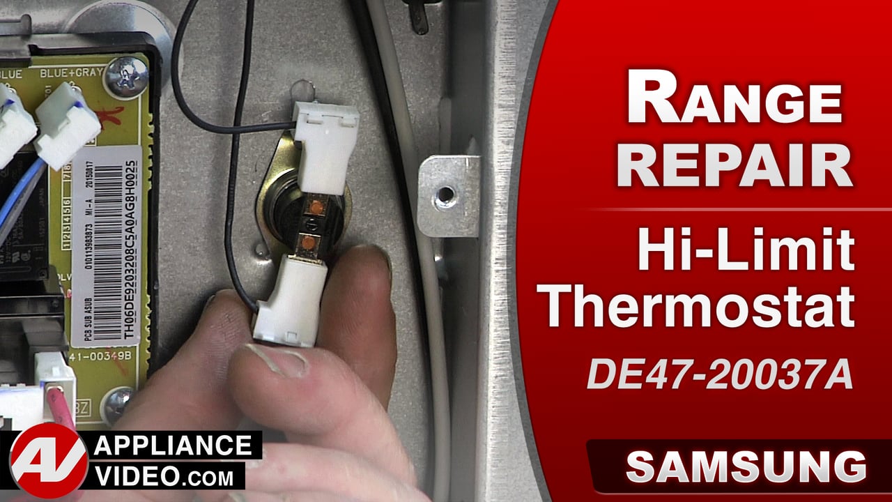 How To Test High Limit Thermostat Samsung NE595N0PBSR Induction Stove – No bake or broil – Hi-Limit Thermostat  | Appliance Video