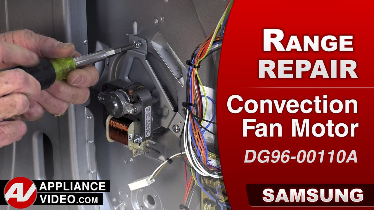 Samsung NE595N0PBSR Induction Stove – Will not run – Convection Fan Motor