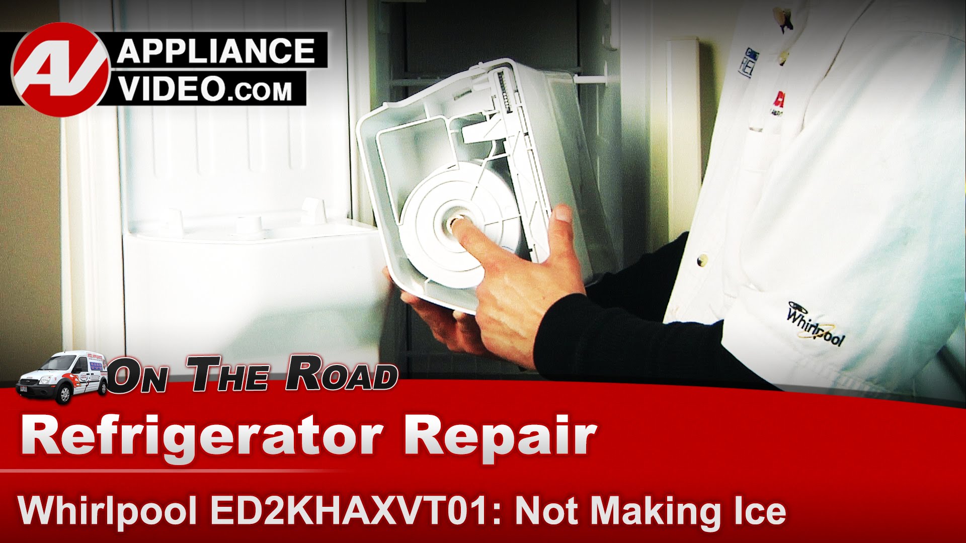 Whirlpool ED2KHAXVT01 Refrigerator – Not making ice | Appliance Video