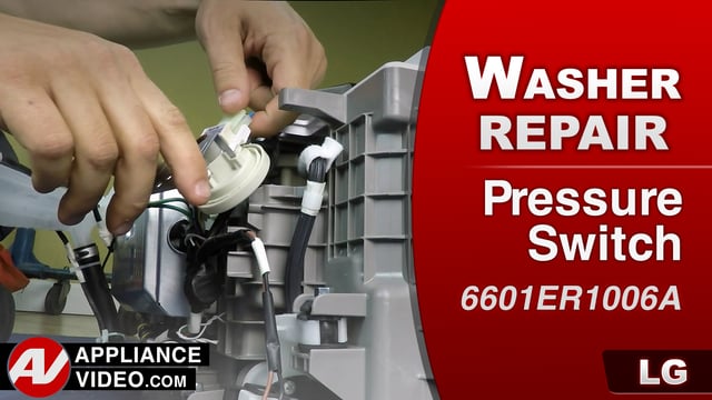 LG WD200CW Pedestal Washer –  PE error code – Pressure Switch