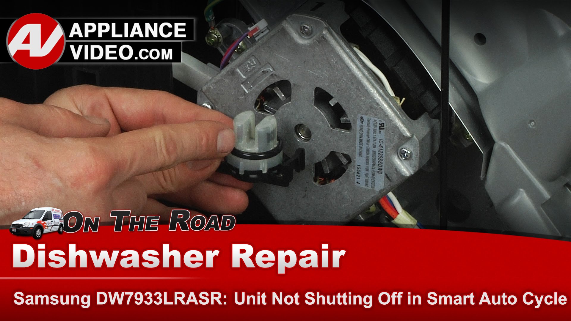 Samsung DW7933LRASR Dishwasher Does not shut off during Smart Auto