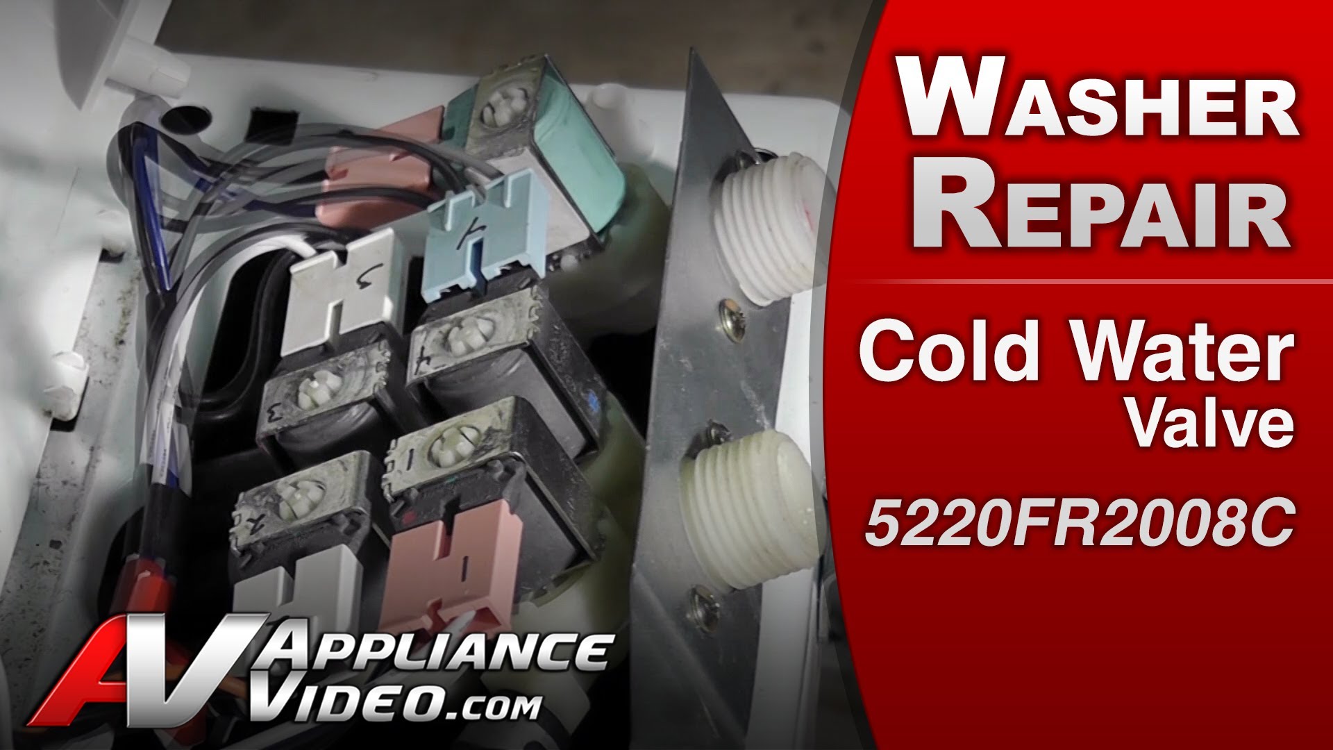 LG WM0532HW Washer Leaking cold water Appliance Video