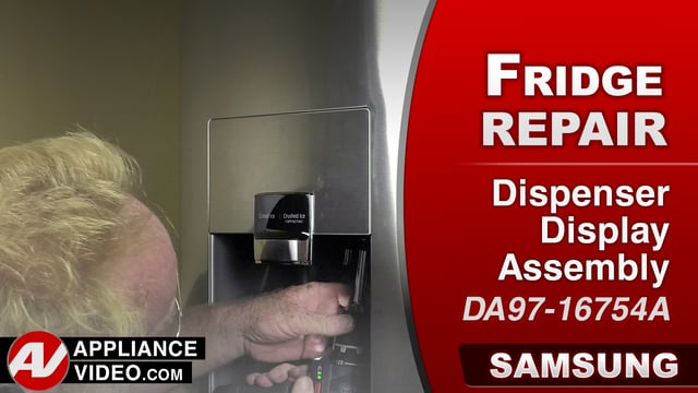 Samsung RF22K9581SR Refrigerator – Will not dispense water or ice – Assembly Cover Dispenser