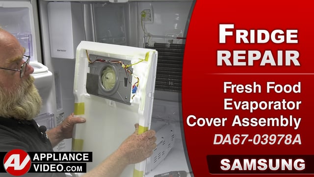 Samsung RF22K9581SR Refrigerator – Temperature reading is off – Fresh Food Evaporator Assembly