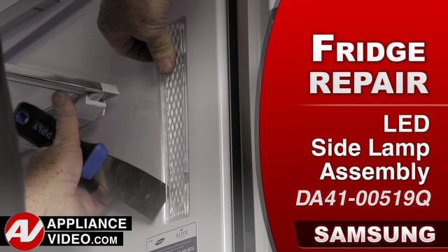 Samsung RF22K9581SR Refrigerator – No light – LED Side Lamp Assembly