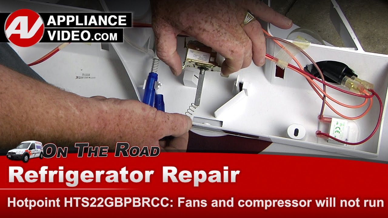 Hotpoint HTS22GBPBRCC Refrigerator Fans and compressor will not turn