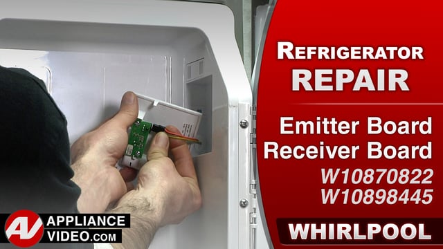 Whirlpool WRF757SDEM01 Refrigerator – No ice production – Receiver Control Board