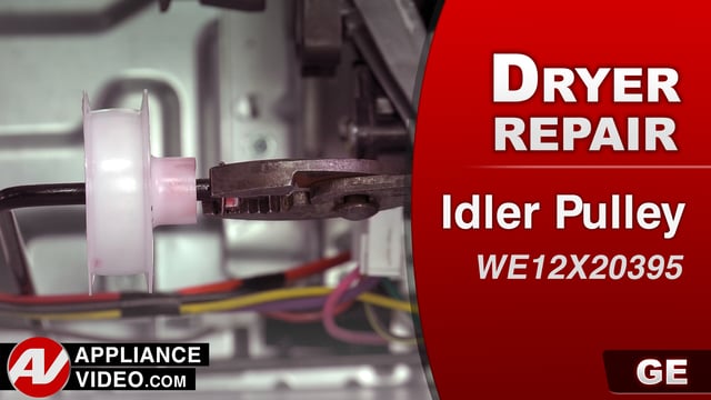 GE GTD33EASK0WW Dryer – Dryer will not turn on – Idler Pulley
