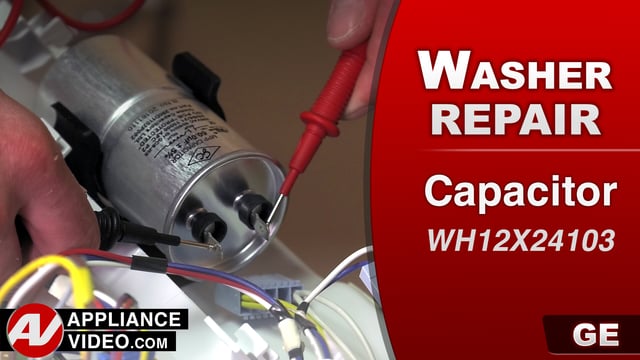 GE GTW330ASK1WW Washer – Motor will not run – Capacitor