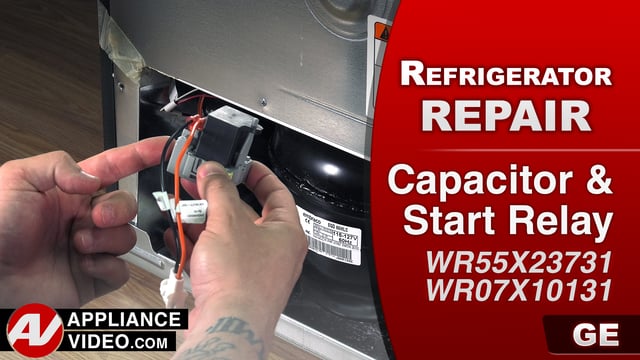 GE GFE28HMKES Refrigerator – Clicking noise – Capacitor