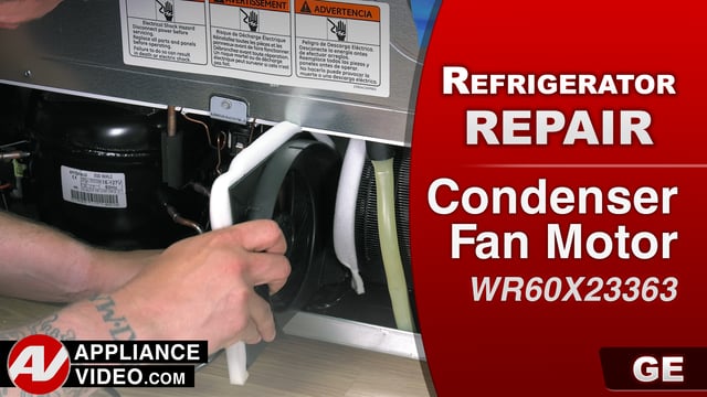 GE GFE28HMKES Refrigerator – Not cold enough – Condenser Fan Motor