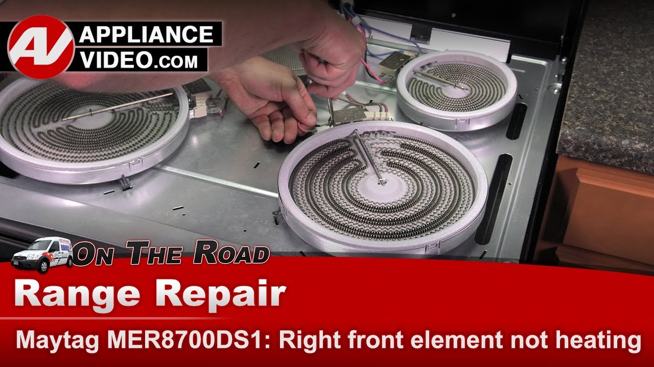Maytag MER8700DS1 Stove Not Heating Right Front Surface Element