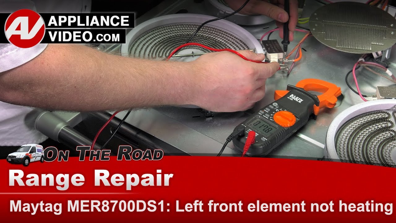 Maytag MER8700DS1 Stove Not Heating Left Front Surface Element