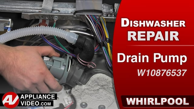 Whirlpool WDF560SAFM2 Dishwasher – Not draining water – Drain Pump