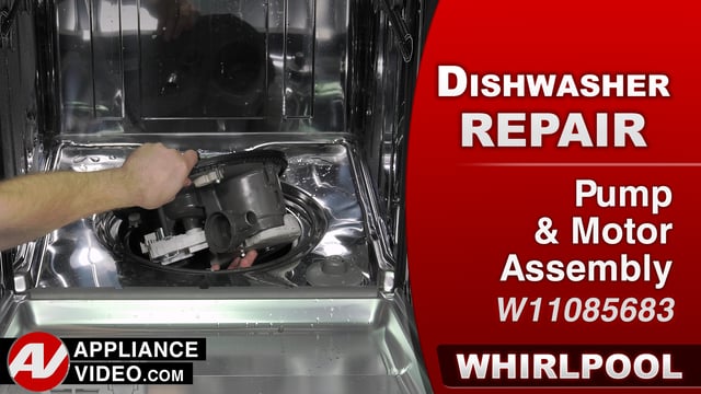 Whirlpool WDF560SAFM2 Dishwasher – Leaking water – Pump & Motor Assembly