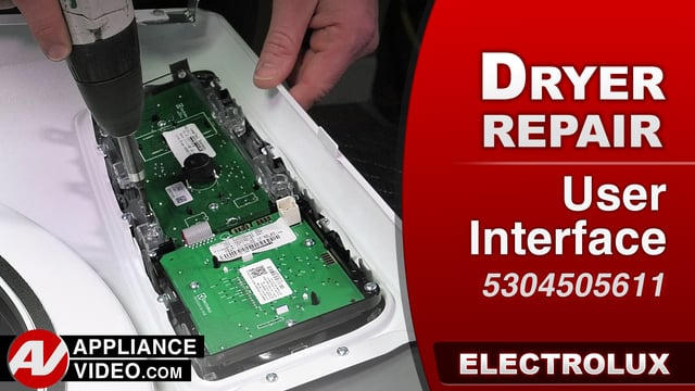 Electrolux EFME517SIW0 Dryer – Error codes 91, 92, 9C or 9E – User Interface