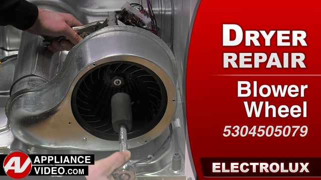 Electrolux EFME517SIW0 Dryer – Error codes F1 or 71 through 74 – Blower Wheel