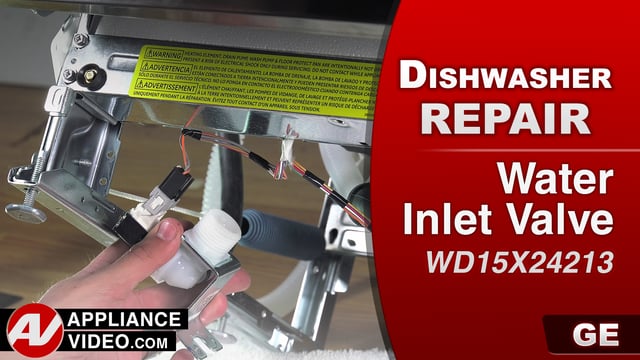 GE GDT655SSJ2SS Dishwasher – Leaking water – Water Inlet Valve