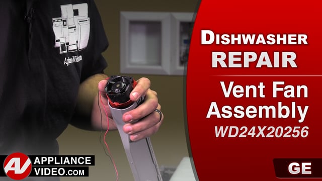 GE GDT655SSJ2SS Dishwasher – Not drying – Vent Fan Assembly