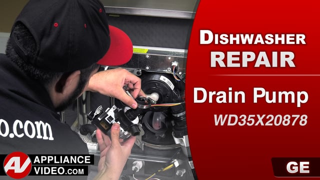 GE GDT655SSJ2SS Dishwasher – Will not drain water – Drain Pump